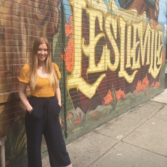 Yellow puff sleeve dress - Picture 5 of 5